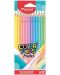 Цветни моливи Maped Color Peps - Пастелни, 12 цвята  - 1t